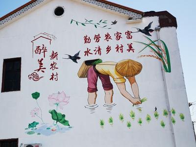 宜兴文化墙彩绘